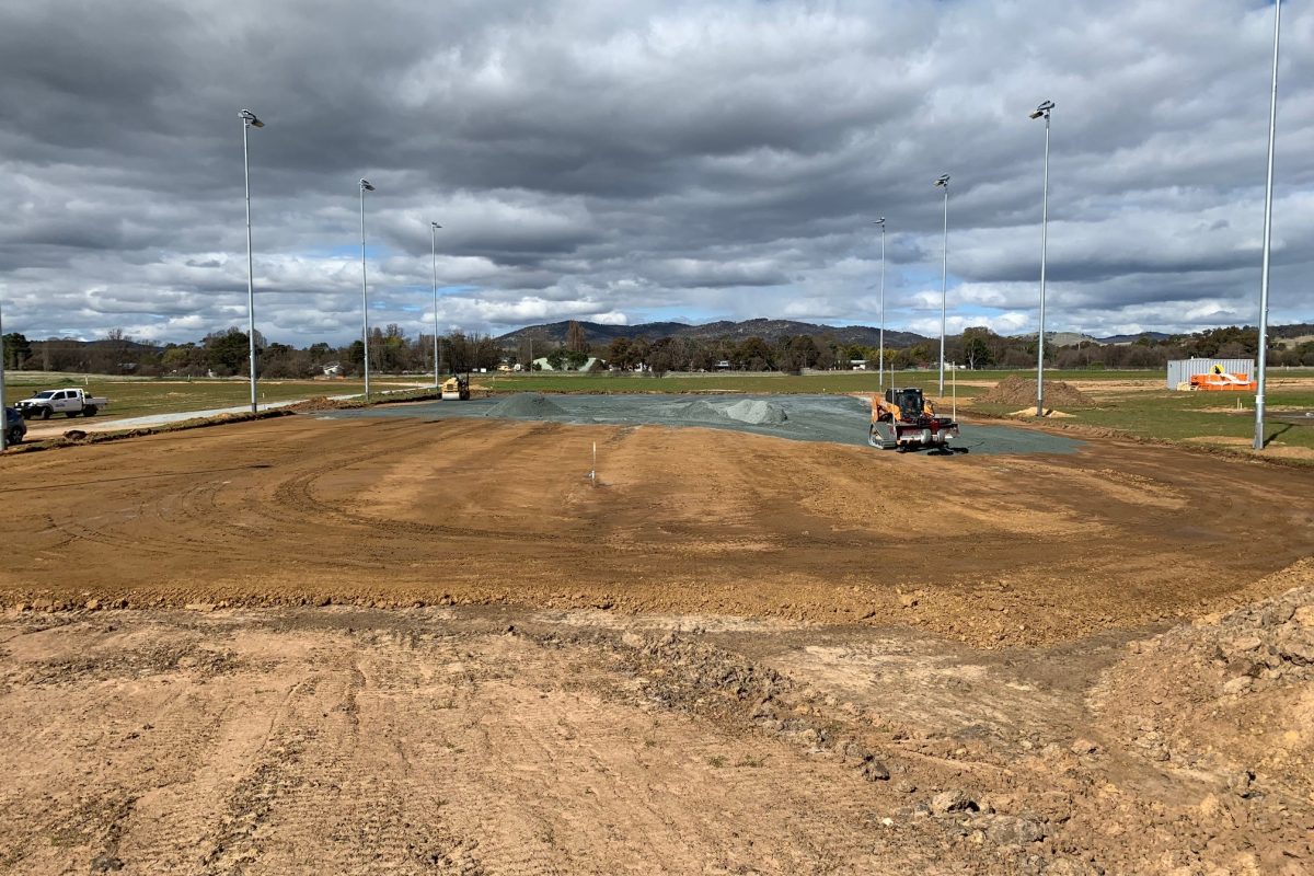 Work progessing on Bungendore’s sports hub
