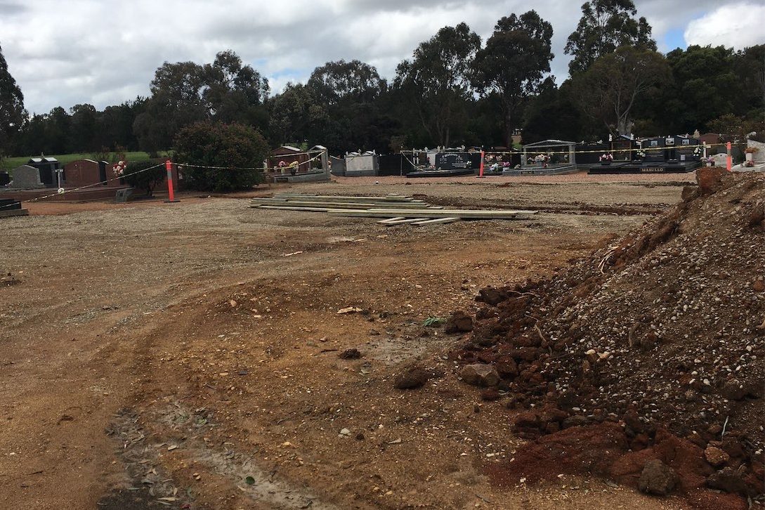 Cemetery shock as landscaping lost to expansion