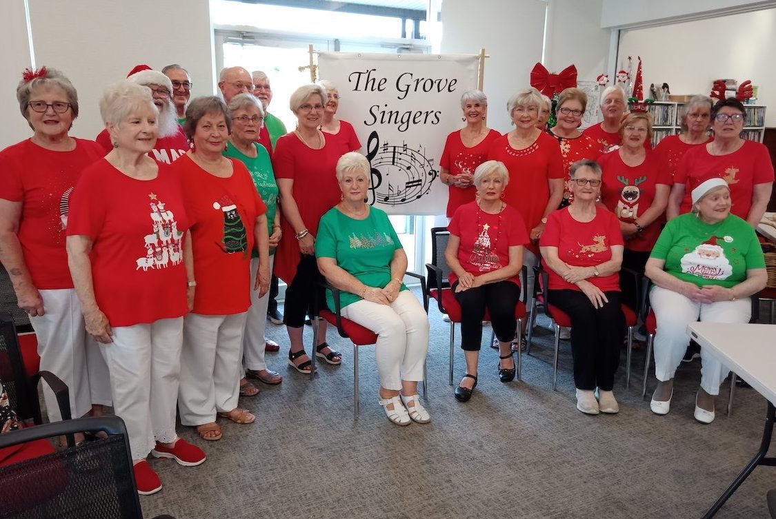 Village choristers sing their cares away