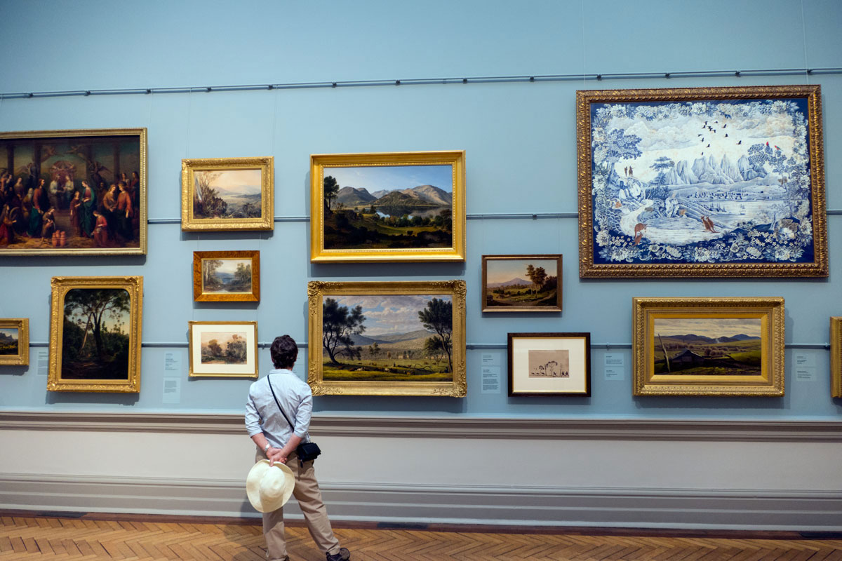New art, old art and a book on John Glover