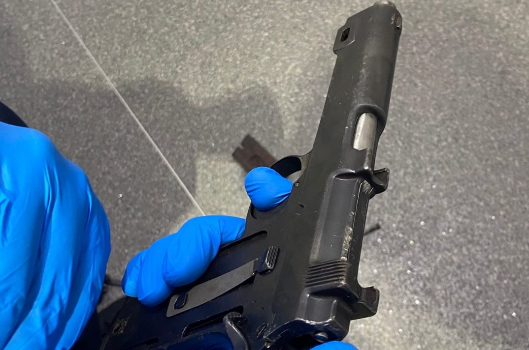 Century-old pistol surrendered to police