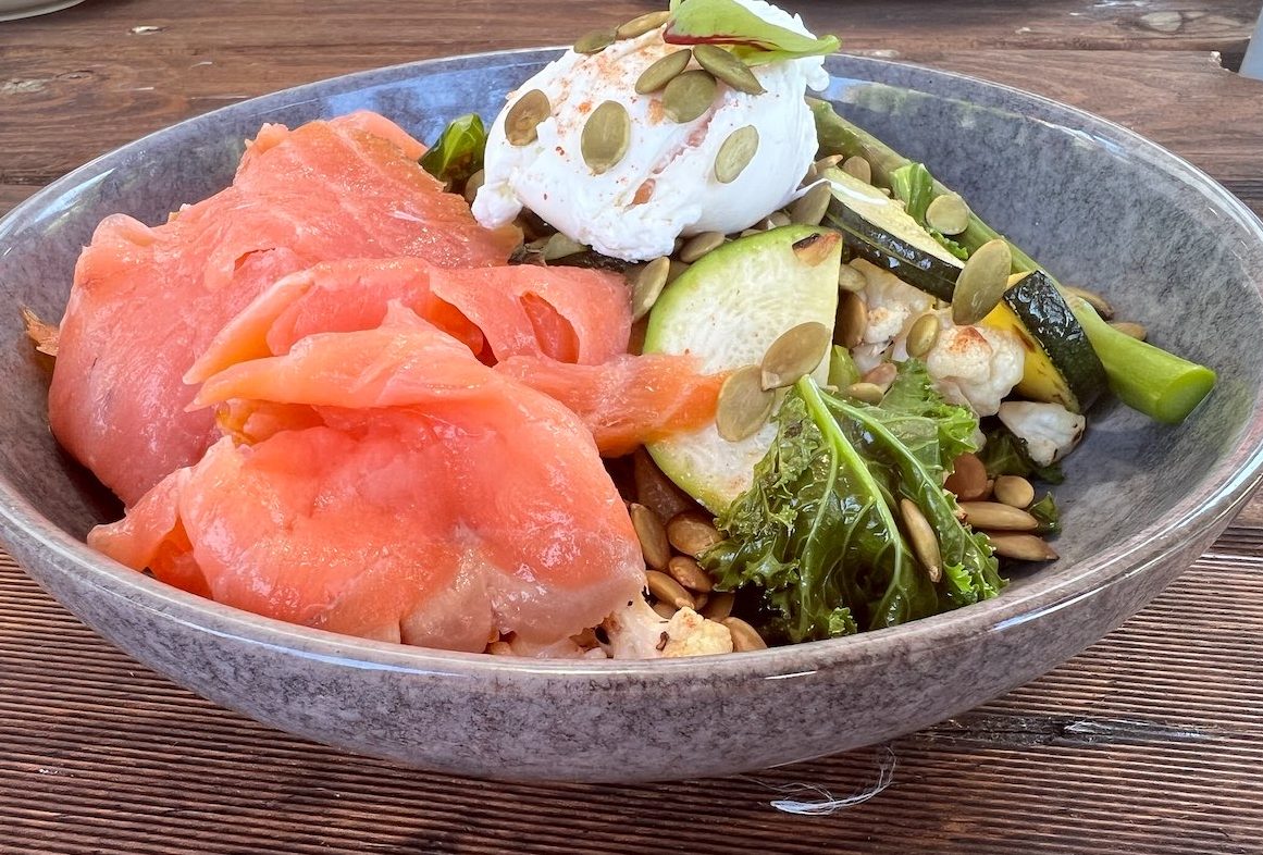 Cafe with healthy food at its core