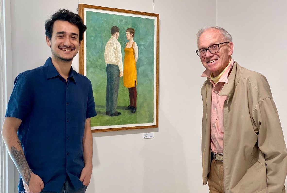 Volunteer gets a lesson in art and life 