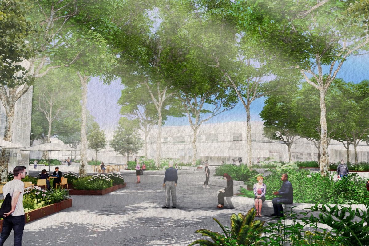 City’s ‘living room’ getting a green makeover