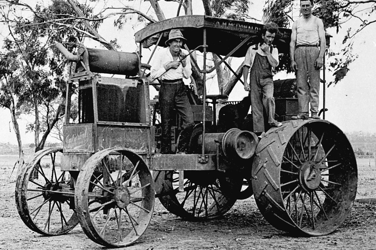 Vintage oil tractor put out to history’s pasture