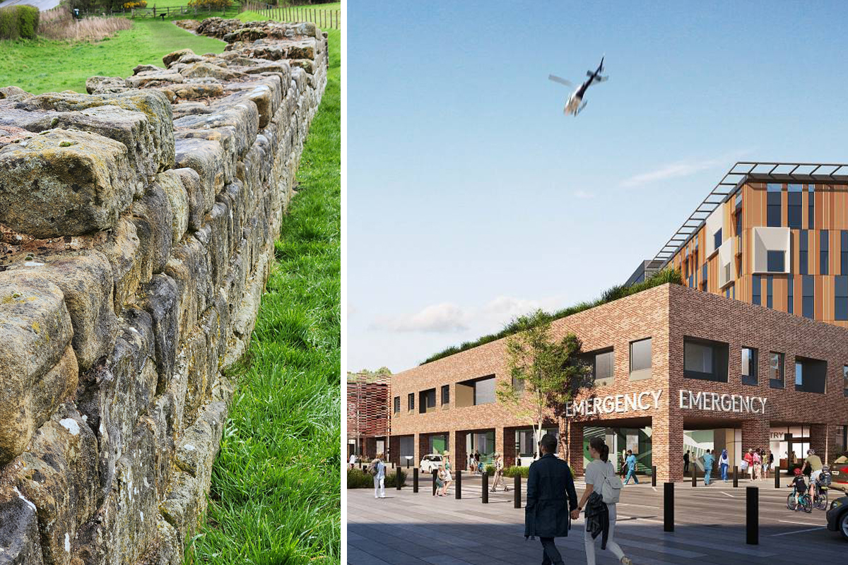 Pity the Romans weren’t rebuilding the hospital