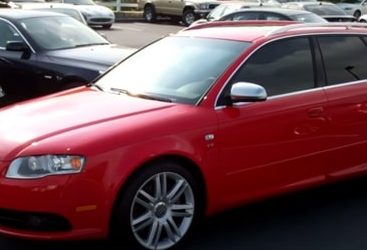 Red Audi driven at police officer at the ANU