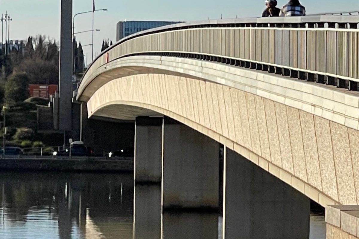 Excavator blamed for city bridge damage