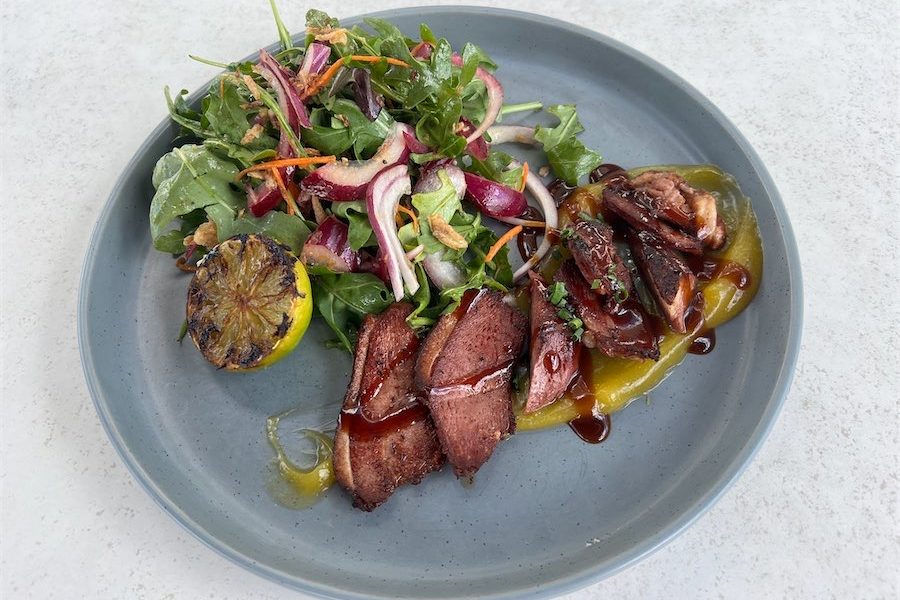 Bookplate has the story right on light meals