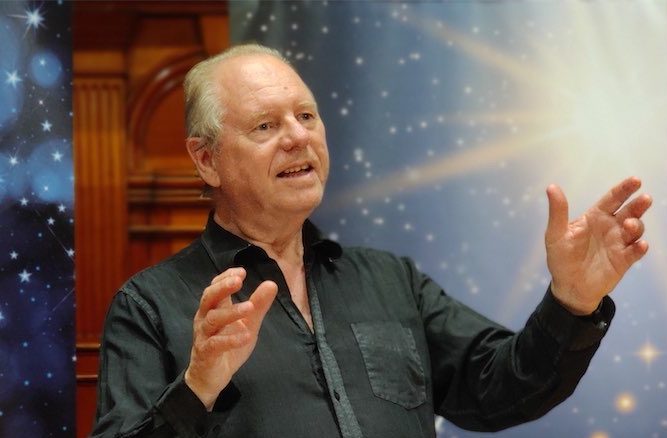 It’s never a crowded house for choirmaster Gary