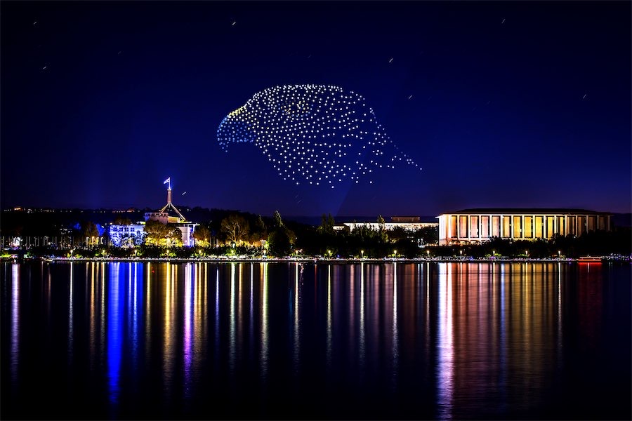 Drone show to light up the night sky with stories