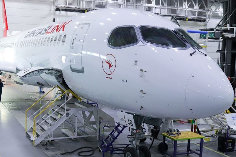 New Airbus on ‘ferry’ flight to Canberra
