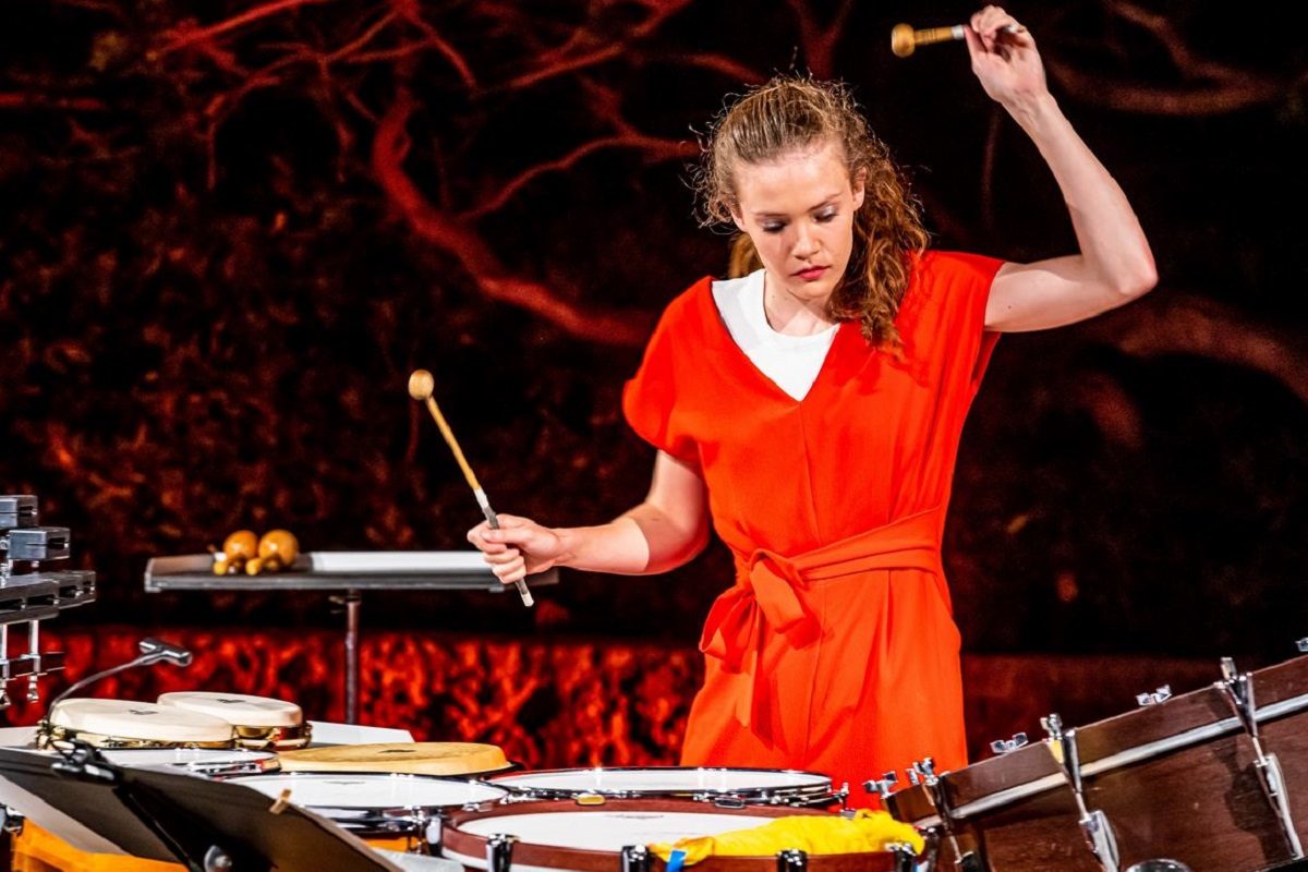 French percussionist Adélaïde ‘dances’ with the marimba