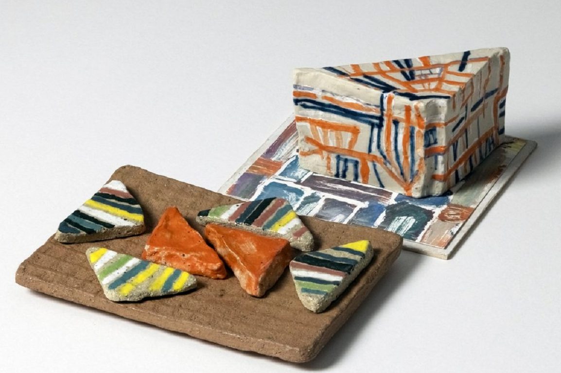 Ceramic artists makes a meal of art