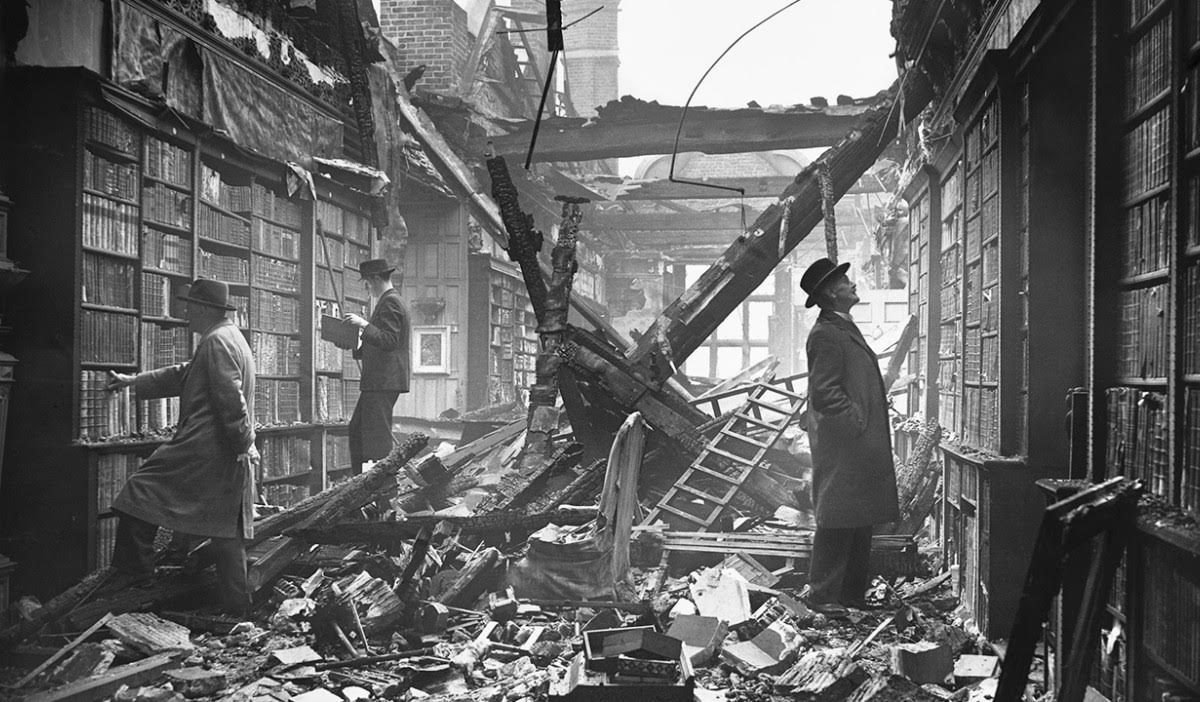 Books: the trophies and tragic victims of war