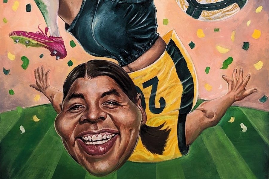 Sam’s flip wins painter the Bald Archy prize