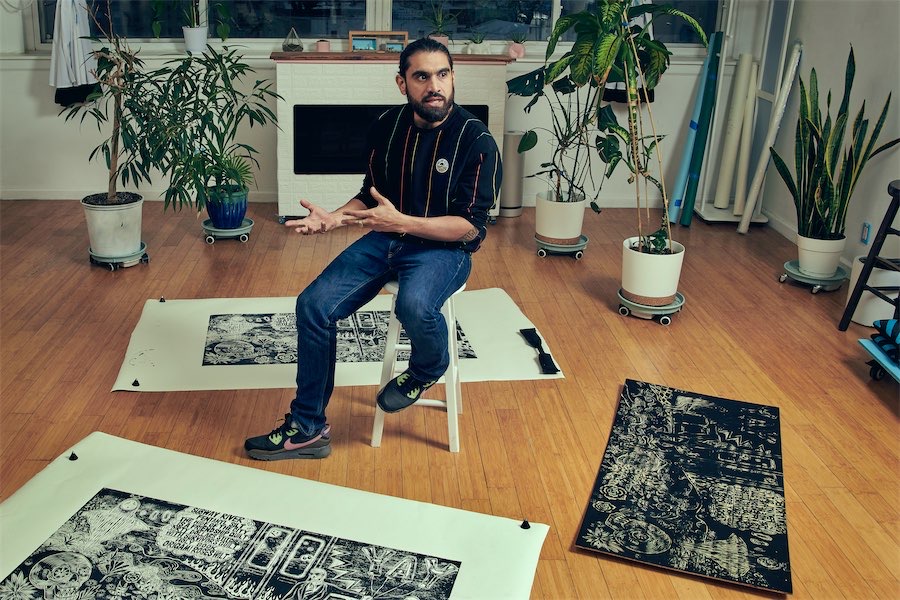Album launch and art draw Omar home