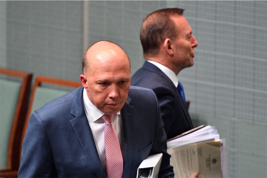 Spectre of Abbott looms behind Dutton’s climate strategy