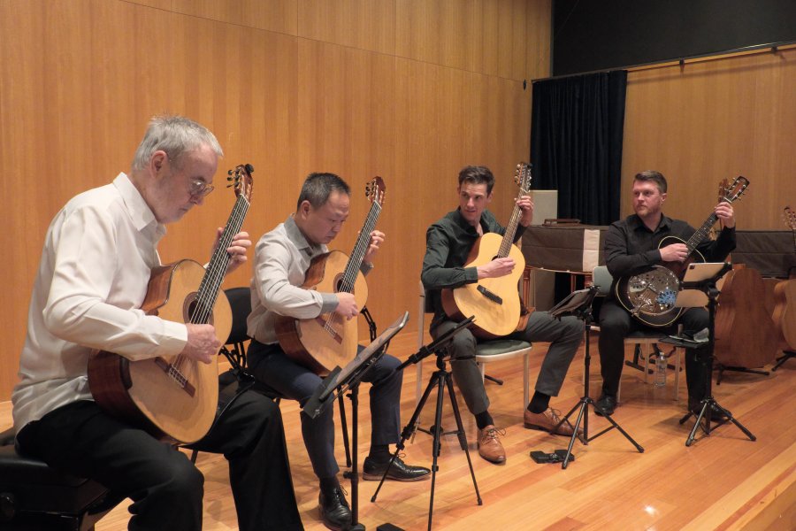 Guitar group treks an eclectic concert