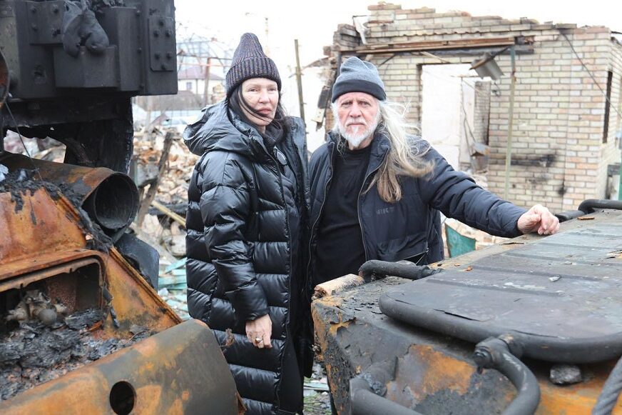 Daredevil George makes new anti-war film