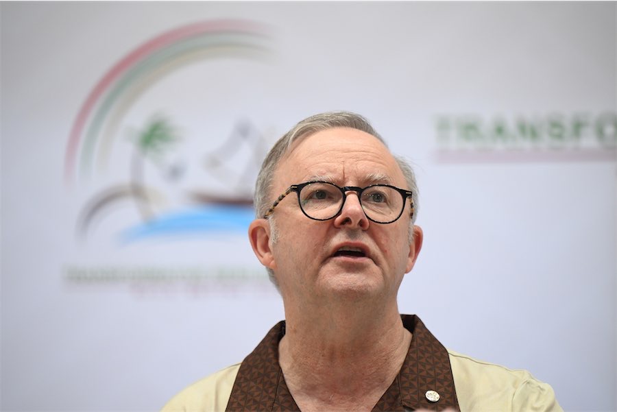 ‘Take the lane’: Albanese denies US Pacific police plan