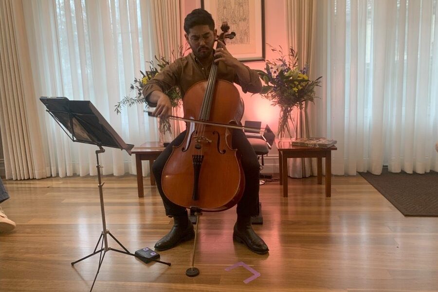 Cellist’s rich program of widely varying works