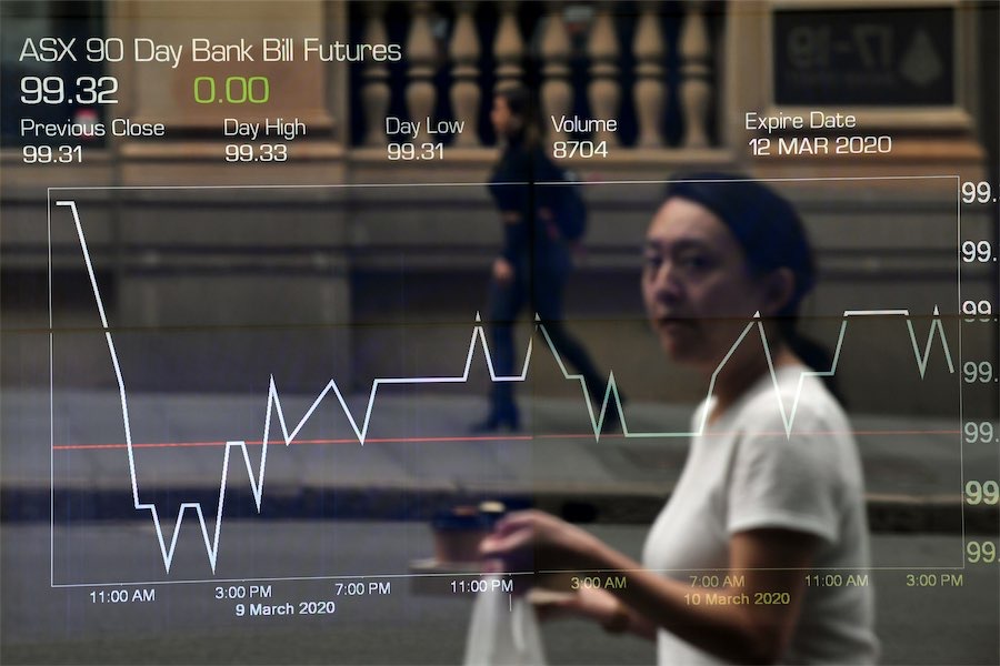 Australian shares plunge as fears rise over US outlook