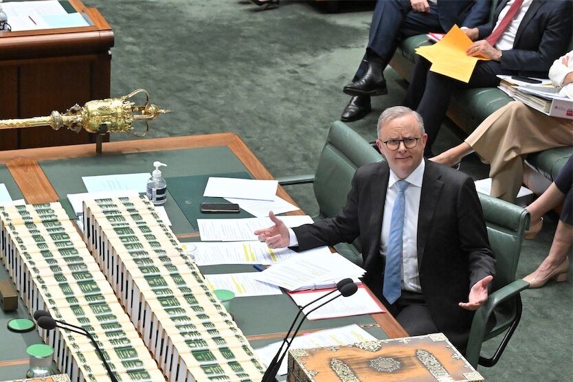 Albanese’s approval rating slides in Newspoll
