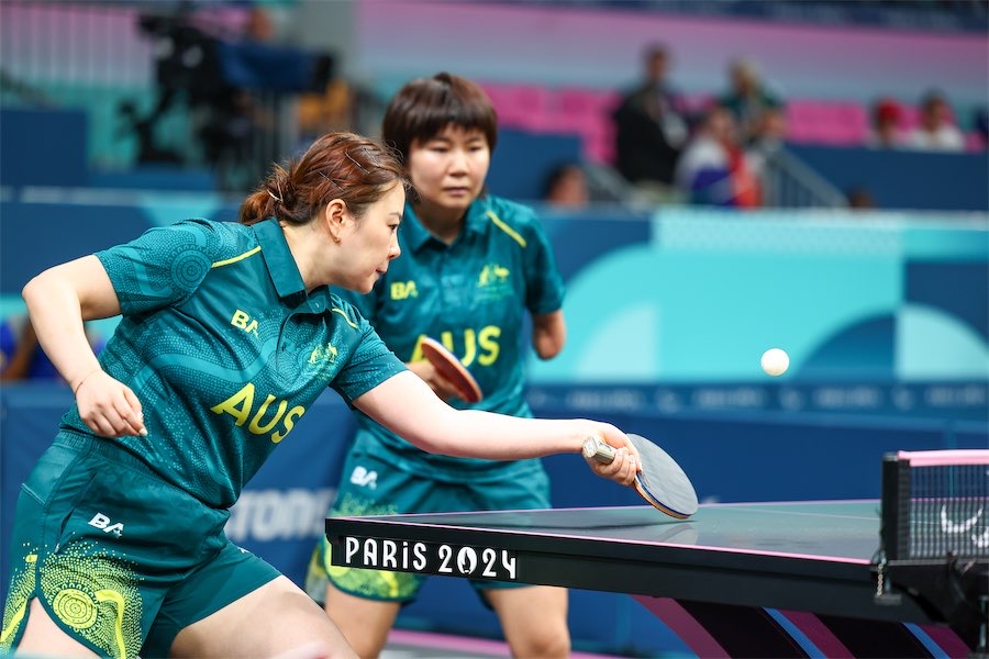 Australia wins gold in women’s doubles table tennis