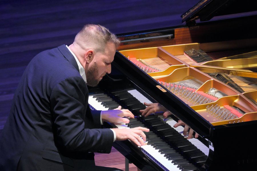 Pianist’s precise dreamy and wildly passionate moods