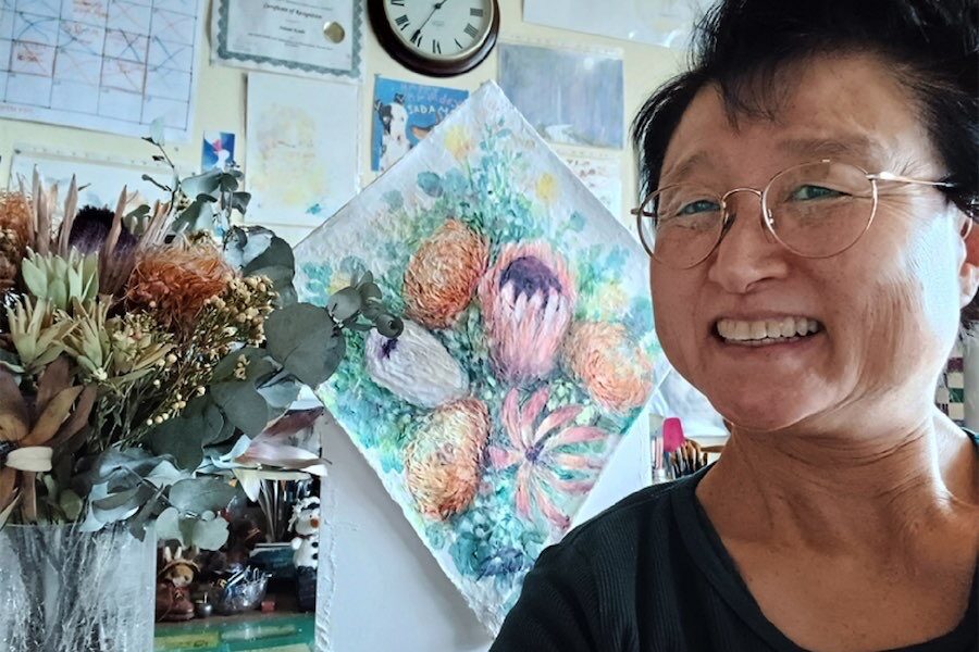 Author flies a kite for kids’ cancer charity