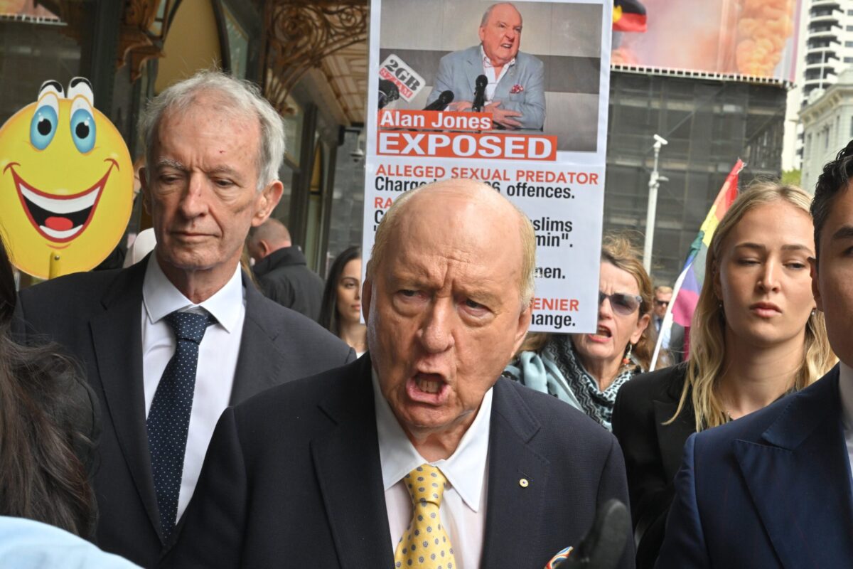 Defiant Alan Jones welcomes jury test for abuse claims