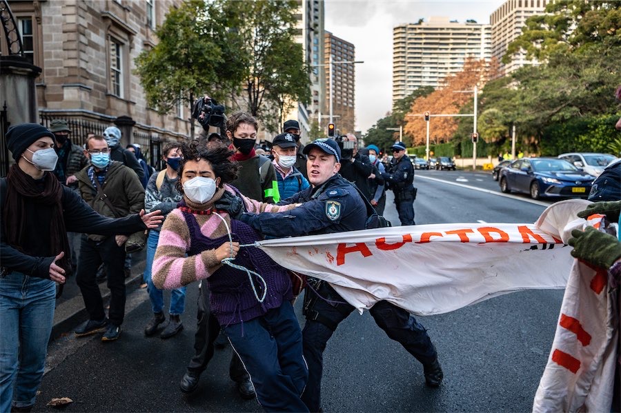Crackdown on protests as political lobbying flourishes