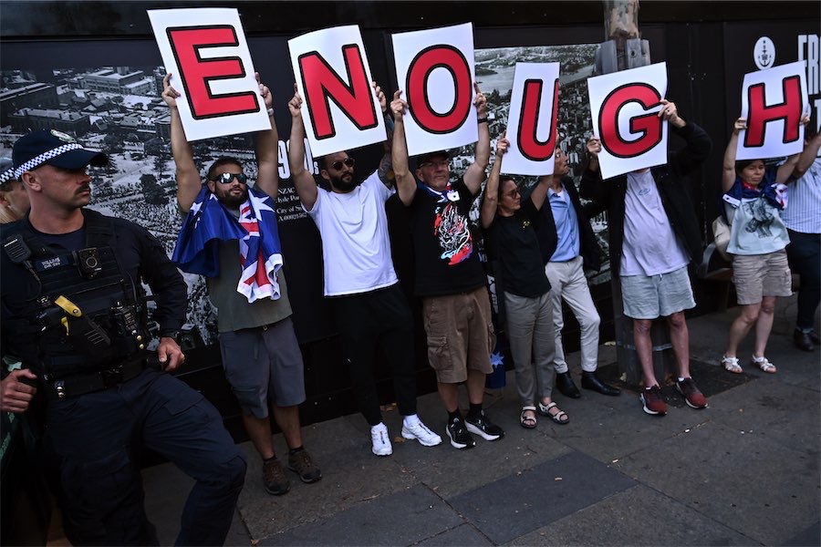 Police ‘out in force’ on Aust Day amid racist attacks