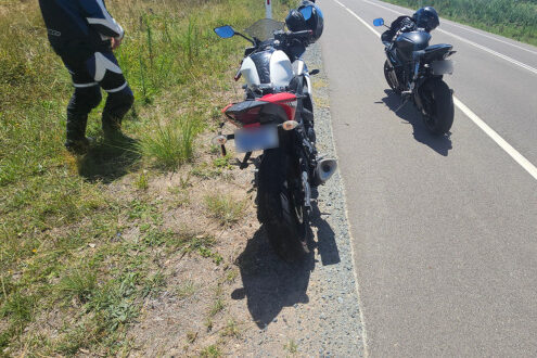 Motorcyclists booked 100km/h over the limit