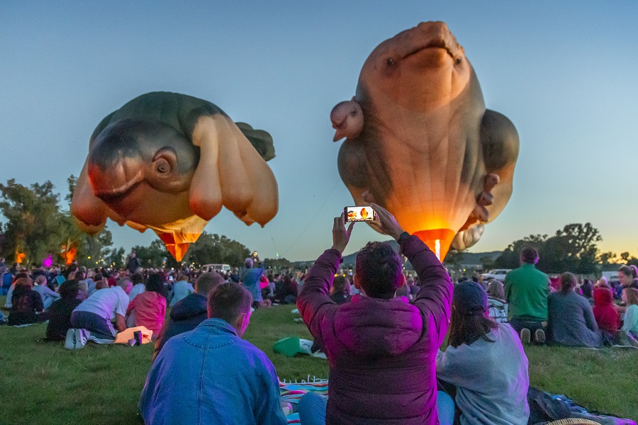 Skywhales take off for a tour of the regions
