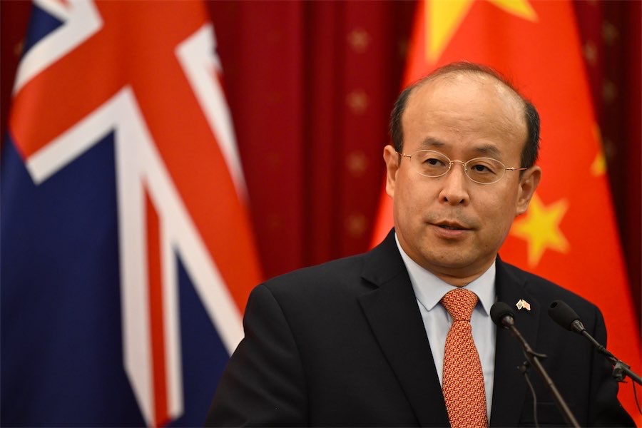 Chinese envoy unapologetic, plays down navy drill worry