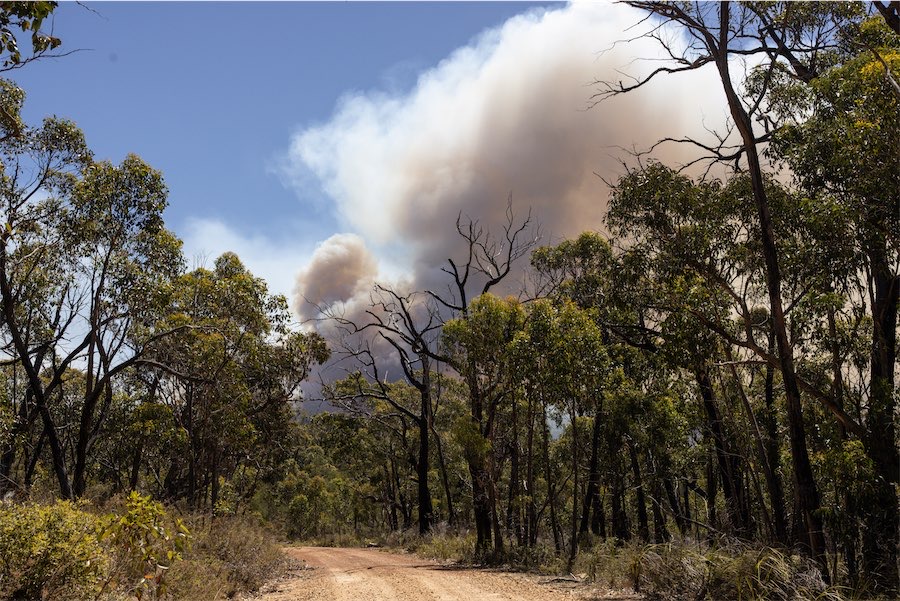 Temperatures set to plummet as bushfires rage