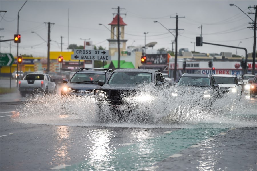 Residents prepare to leave after cyclonic rainfall