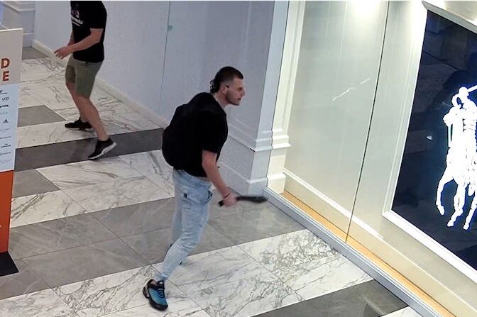 Man swings machete at Canberra Outlet Centre