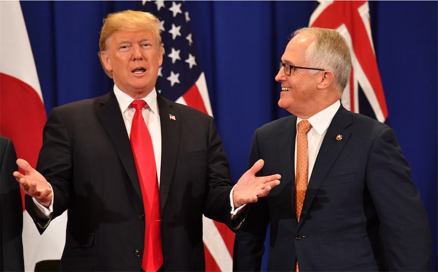 Trump-Turnbull spat overshadows talk of tariff relief