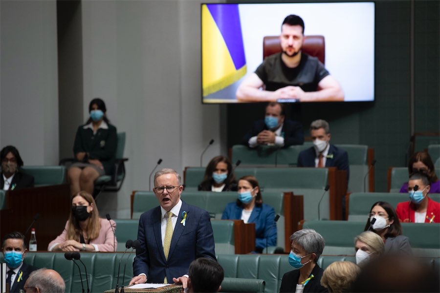 Australian support for Ukraine strong despite US fiasco
