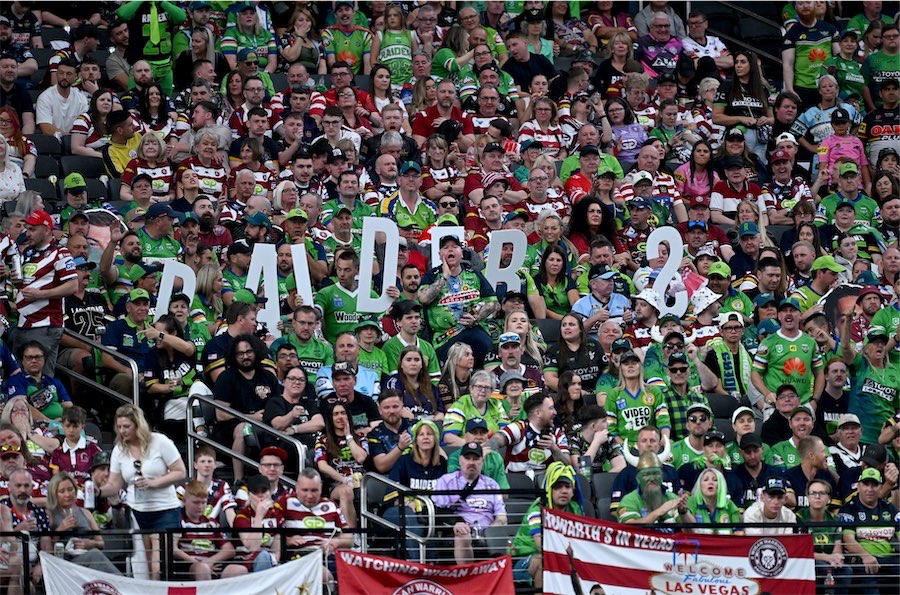 Victorious Canberra Raiders put on a show in Vegas