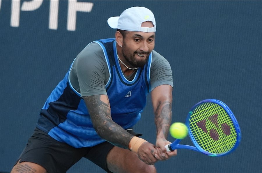 Kyrgios suffers taste of bagel in Miami capitulation