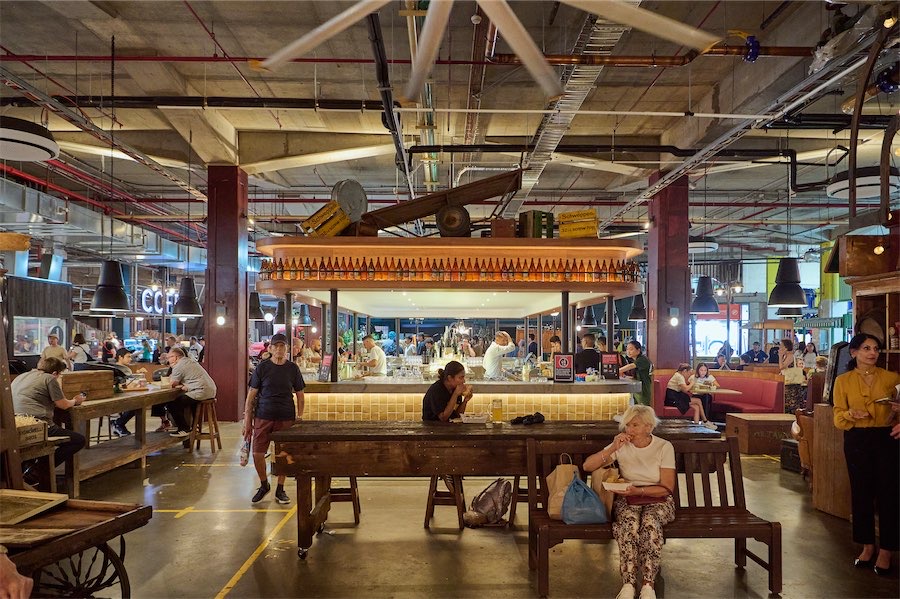 Food hall revival for inner city market of the ages