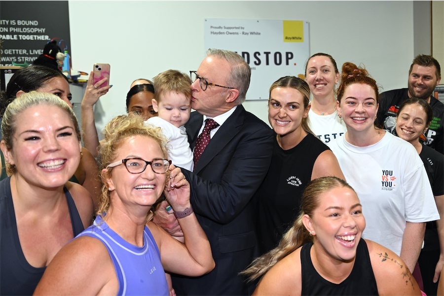 Prime minister takes campaign fight to Dutton’s seat