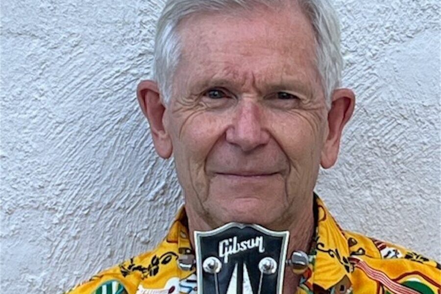 Ian’s long love of guitars never goes out of tune