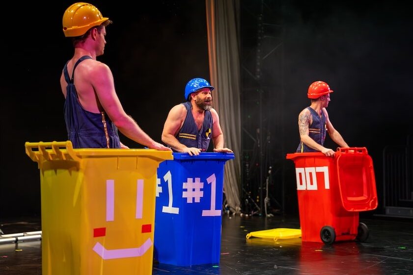 From rubbish comes a wheelie funny circus show