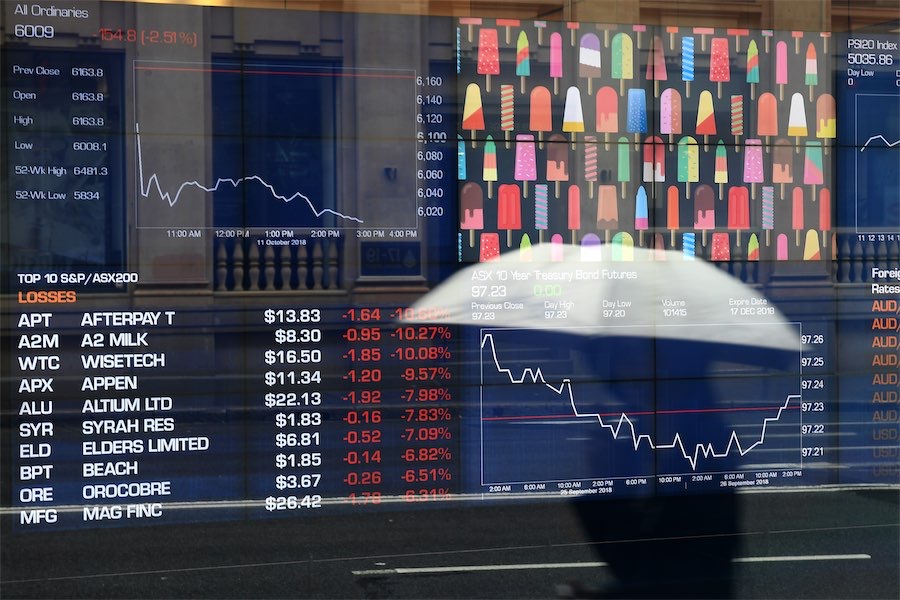 Aussie shares lower as uncertainty trumps confidence