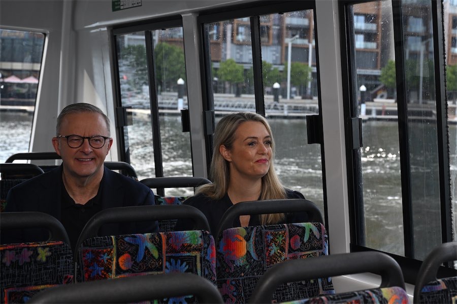 Ferries and celebrities as pollies dash to win the west